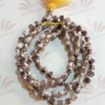Tulsi Japa Mala Natural Cutting Bead [ Naturacl Cutting Bead Round }