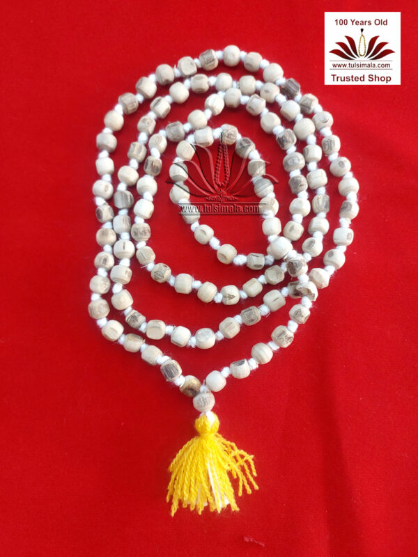 Tulsi Japa Mala Round Cutting Bead - Image 2