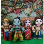 Ram, Sita ,Laxman, Hanuman Deity Idol ( Ram Darbar)