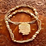 Tulsi Antique Mala With Radha Krishna Locket