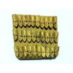 Tulsi Wood Make Ear Tops With Radha Name
