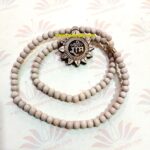 Tulsi Wood Neck Mala With Sri Radha Nam Locket