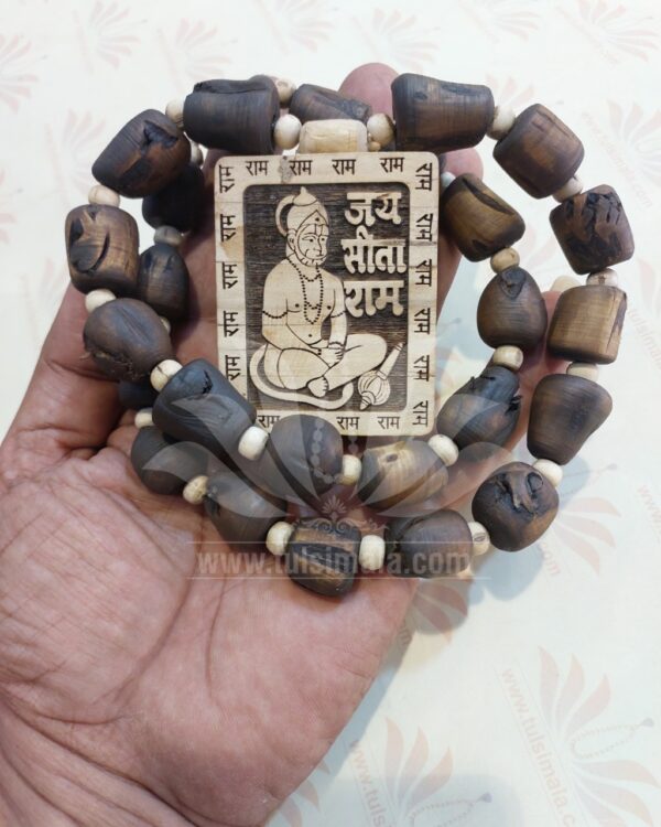 Tulsi Mala With Tulsi Locket Hanumanji - Image 2
