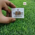 Tulsi Wood Make Radha Name Ear Tops