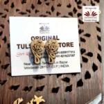 Tulsi Wood Make Ear Tops
