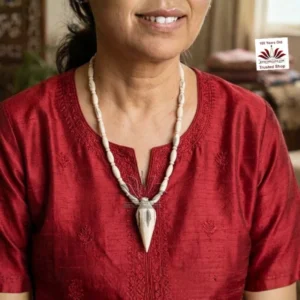Tulsi Locket Mala(Conch)