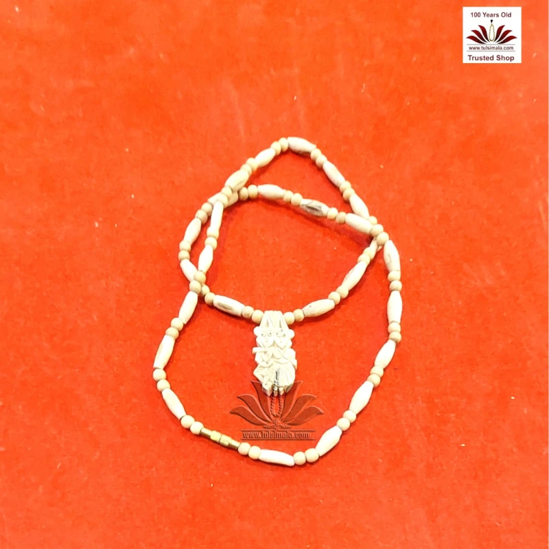 Tulsi Neck Mala with Radha Krishna Dities Locket - Image 2