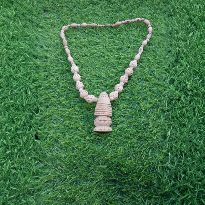 Tulsi Mala With Radha Charan (Foot) Locket - Image 2