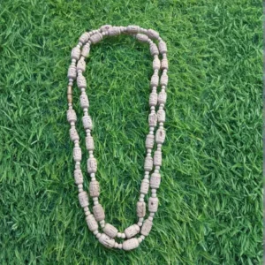 Tulsi Neck Mala With Radha Nam Carving