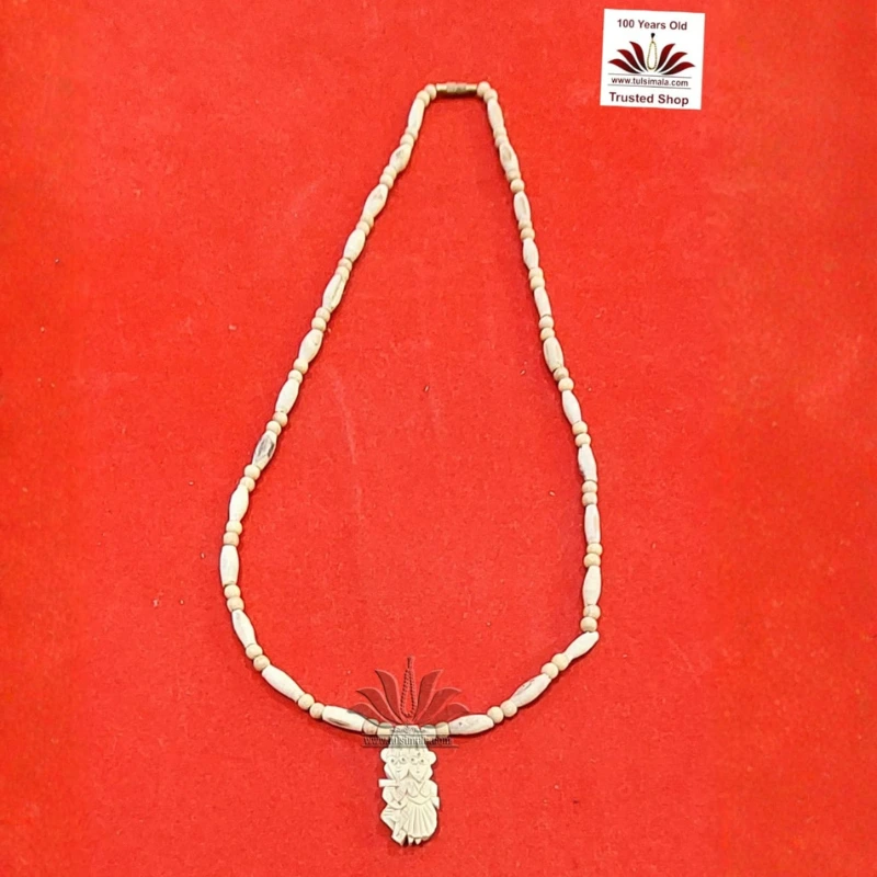 Tulsi Neck Mala with Radha Krishna Dities Locket - Image 3