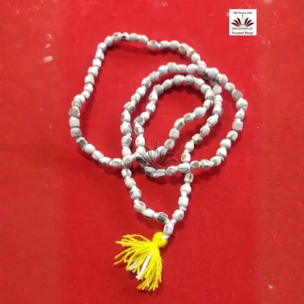 Tulsi Japa Mala Natural Cutting Bead1 - Image 3