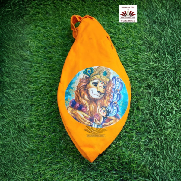 Japa Mala Embroidery Krishna Bag - Image 2